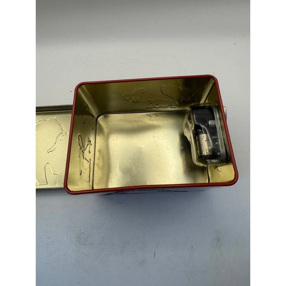 Disney‎ The Lion King Metal Tin box Simba Mufasa Scar Collectible music box
